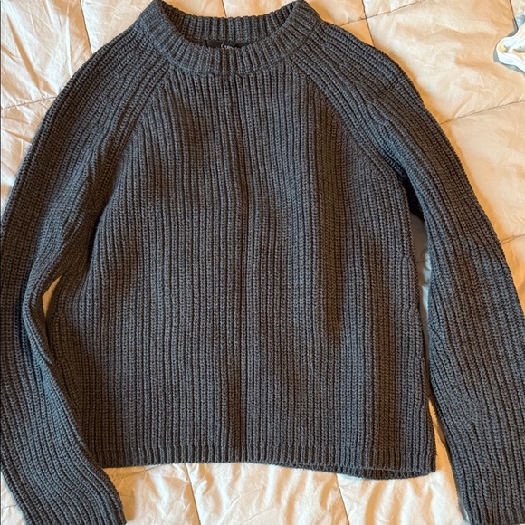 Quince Sweaters - Quince Charcoal Ribbed Women's Sweater